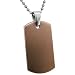 31lMUezHIDL. SL75  10 Karat White Gold High Polish Floral Dog Tag with 20 chain