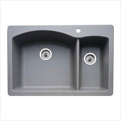 Diamond 1.5 Bowl Drop-In Finish: Anthracite