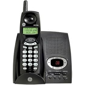 Click here to buy GE 27851FE1 2.4 GHz Cordless Phone with Answering System and Caller ID (Black).