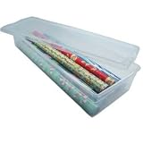 Iris Gift Wrap Storage Box - WPB-10 (Clear) (6.3" H x 33.9" W x 12"D)