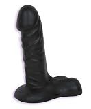 Doc Johnson Ballsy Super Dong, 6-Inch, Black