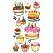 EK Success Puffy Dimensional Stickers - Cake & Cupcakes