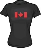 Canadian Flag Logo Canada Women's Babydoll tee Shirt in 6 Colors Small thru XL