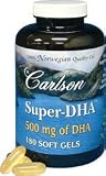 Carlson Labs - Super DHA 500 mg. - 180 Softgels