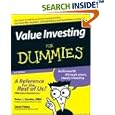 Value Investing For Dummies (For Dummies (Business and Personal... by Peter J. Sander and Janet Haley