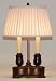 Traditional Twin Candle Accent Table Lamp