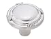 Amerock BP1821-G9 Sterling Nickel Design Details 1-3/8 Diameter Knob from the Design Details Collec