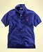 Apparel : Polo Ralph Lauren Little Boy Short-Sleeved Solid Mesh Polo
