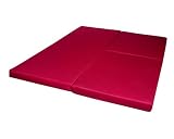 Review Elite  / Multifunctional Burgundy Queen Size Quad-Fold Hide Away Mat