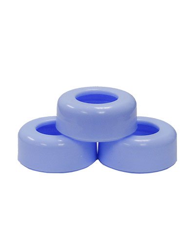 Playtex Baby VentAire Standard Bottle Replacement Retainer Rings: 3-Pack Light Blue