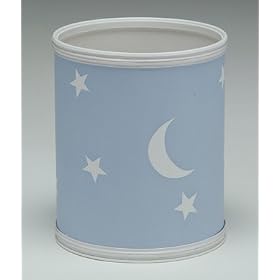 Redmon For Kids Stars And Moons Wastebasket
