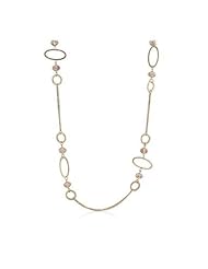 Worn Gold Double Strand Necklace