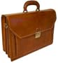 Floto Venezia Brown Briefcase Attache Lap-top Case