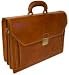 Floto Venezia Brown Briefcase Attache Lap-top Case