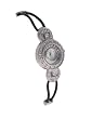Geneva Platinum Womens Cord Watch
