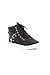 Soho Shoes New Women's Studded Quilted High Top Lace Up Sneaker
