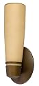 American Fluorescent ARW118RBEC Aria Outdoor Sconce, Tea Stained Glass with an Oil Rubber Bronze Finish 18W