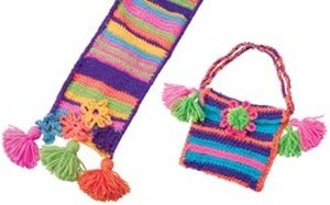 Childrens Toyshop  Toys : Alex Yarn Craft Kit in Carry Basket
