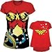 Search : Juniors DC Comics Wonder Woman Costume and Cape T-shirt