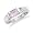 Cleversilver's Emerald Cut Amethyst Ring - Size 6