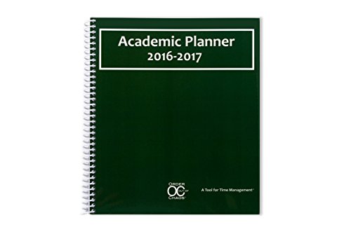 2016-2017 Academic Planner - A Tool For Time Management - Best Planner For Keeping Students On Track, On Task, On Time - Size 8.5 x 8.25 - GREEN - 2016 FAMILY CHOICE AWARD 2016-2017 Academic Planner - A Tool For Time Management - Best Planner For Keeping Students On Track, On Task, On Time - Size 8.5 x 8.25 - GREEN - 2016 FAMILY CHOICE AWARD