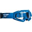 Fly Racing Focus Youth MotoX/Off-Road/Dirt Bike Motorcycle Goggles Eyewear - Blue/Clear