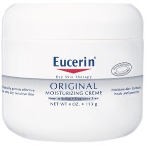 eucerin creams:Eucerin Original Healing Soothing RepairCreme, Original, 4-Ounce Jars (Pack of 3)