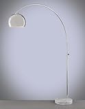 George Kovacs Polished Chrome Arc Floor Lamp