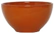 Terracotta Glazed Pottery Brown Red Clay Medium Bowl 8"D 4.5"H