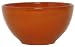Terracotta Glazed Pottery Brown Red Clay Medium Bowl 8"D 4.5"H