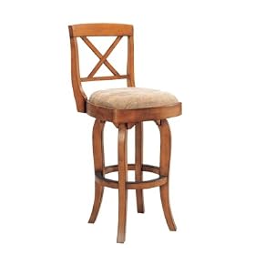 Oak Raleigh Swivel Bar Stools One Pair 