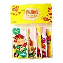 My Punny Valentine - Vintage Look Greeting Card Package of 15