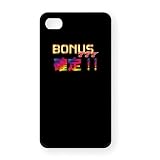 [パチスロ夢工房]BONUS確定 iPhone4Sオリジナルケース(ブラック)