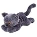 Plush Floppy Gray Shorthair Cat 7