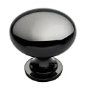 Amerock Designer Import 1 1/4 Cabinet Knob Black Nickel