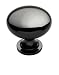 Tools & Hardware : Amerock Designer Import 1 1/4" Cabinet Knob Black Nickel