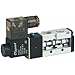 Clippard MME-43WEE-D24A, 3/8" NPT 5 Port 4-Way Double Solenoid Valve, 24 VAC, DIN