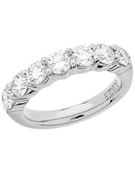 One and a Half Carat Seven Stone Diamond Ring in 18kt White Gold