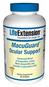 Life Extension Macuguard Ocular Support Softgels, 60 Count