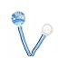 Razbaby Keep-it-Kleen Pacifier Holder, Blue