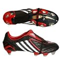 adidas Predator Powerswerve XTRX Soft Ground Football Boots - Black/White/Red