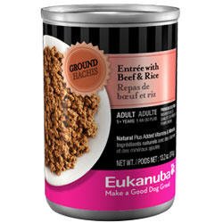 Eukanuba Ground Entree with Beef and Rice Canned Dog Food