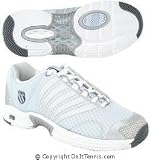 K-Swiss Women's Ascendor SLT (Light Blue/Silver) Tennis Shoes, Available in Sizes 5 thru 11