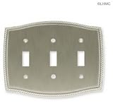 Brainerd #64420 NIRope Triple Switch Plate
