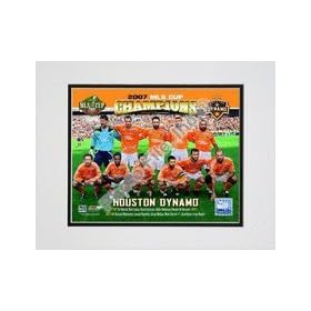 Houston Dynamo "2007 MLS Cup Champions" Double Matted 8" x 10" Photograph (Unframed)