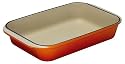 Le Creuset Cast Iron Rectangular Oven Dish, Volcanic, 40 cm