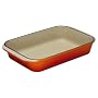 Le Creuset Cast Iron Rectangular Oven Dish, Volcanic, 40 cm