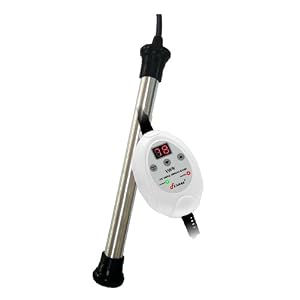 Finnex HMO - 150 Watt w/ Memorized Digital Controller Aquarium Titanium Heater (30 - 60 Gallons)