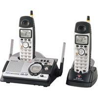 Panasonic KX-TG5439S 5.8 GHz FHSS GigaRange  Shock and Splash Resistant Digital Cordless Answering System with Dual Handsets