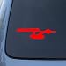 STAR TREK ENTERPRISE - Vinyl Decal Sticker #A1135 | Vinyl Color: Red